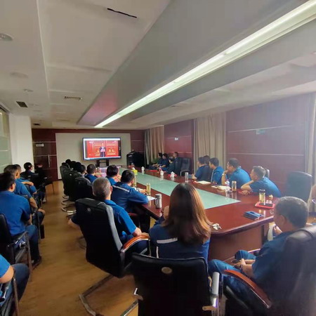 蘇鹽集團集中收聽收看慶祝中國共產黨成立100周年大會盛況 蘇鹽集團集中收聽收看慶祝中國共產黨成立100周年大會盛況