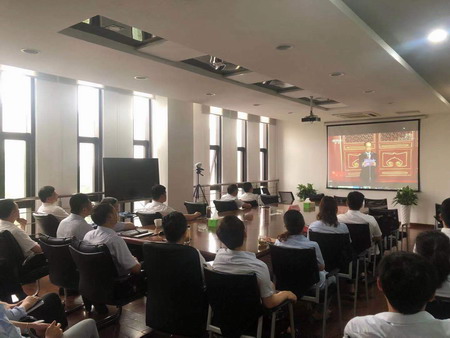 蘇鹽集團集中收聽收看慶祝中國共產黨成立100周年大會盛況 蘇鹽集團集中收聽收看慶祝中國共產黨成立100周年大會盛況